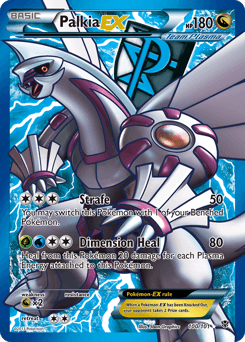 Palkia-EX Plasma Blast card
