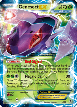 2013 Plasma Blast Genesect-EX #11
