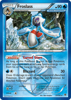Froslass Plasma Blast card