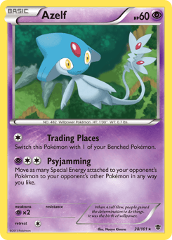 Azelf Plasma Blast card