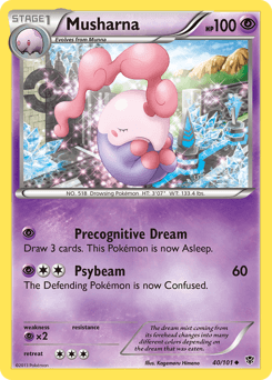 Musharna Plasma Blast card