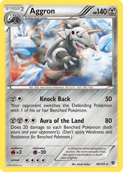 2013 Plasma Blast Aggron #59