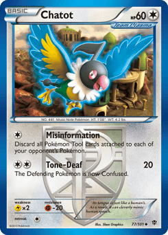 Chatot Plasma Blast card