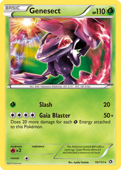 Genesect Legendary Treasures card
