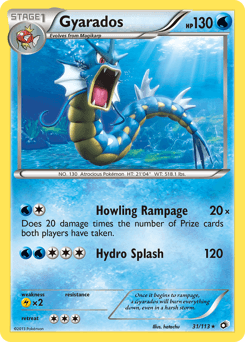2013 Legendary Treasures Gyarados #31