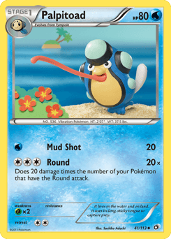Palpitoad Legendary Treasures card