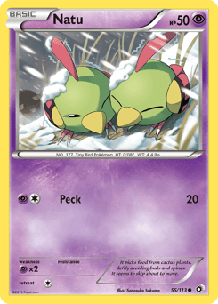 Natu Legendary Treasures card