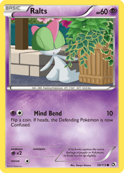 2013 Legendary Treasures Ralts #59