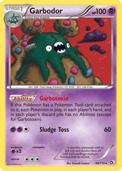 Garbodor Legendary Treasures card