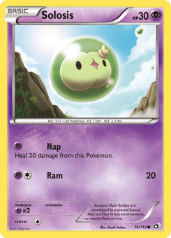 Solosis Legendary Treasures card