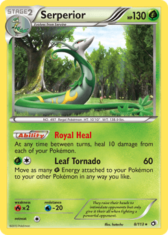 Serperior Legendary Treasures card