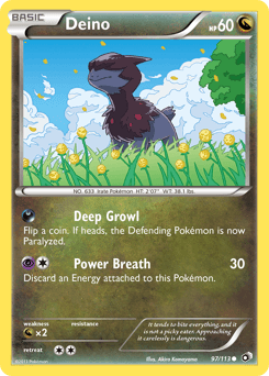 Deino Legendary Treasures card