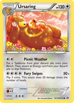 Ursaring Legendary Treasures card