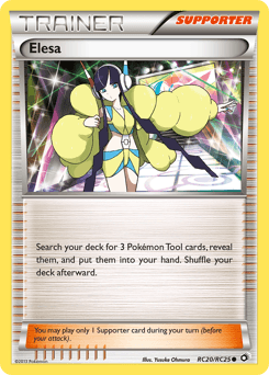 2013 Legendary Treasures Elesa #RC20