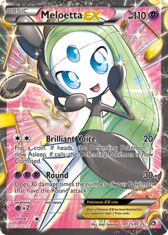 2013 Legendary Treasures Meloetta-EX #RC25