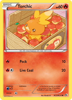 Torchic ★ Legendary Treasures card