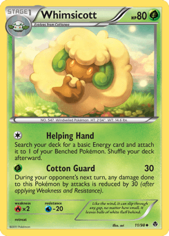 Whimsicott Emerging Powers card