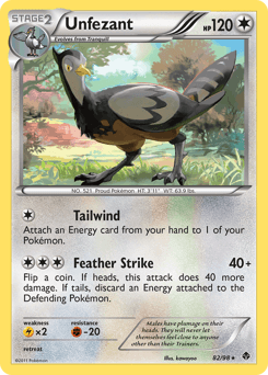 Unfezant Emerging Powers card