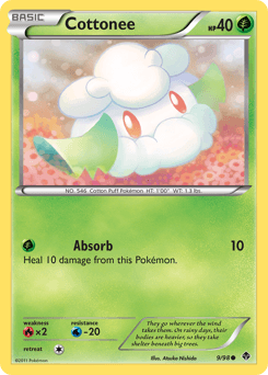 Cottonee Emerging Powers card