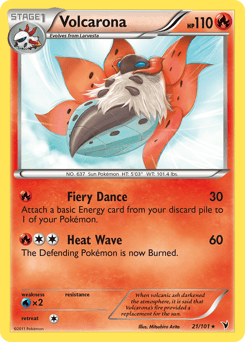 Volcarona Noble Victories card