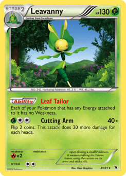 Leavanny Noble Victories card