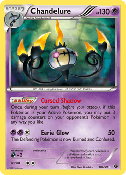Chandelure Next Destinies card