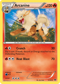 2012 Next Destinies Arcanine #13