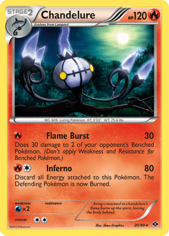 Chandelure Next Destinies card