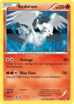 2012 Next Destinies Reshiram #21