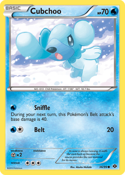 Cubchoo Next Destinies card