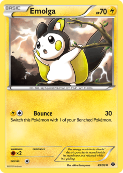 Emolga Next Destinies card