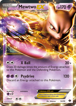 Mewtwo-EX Next Destinies card