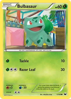 2012 Dark Explorers Bulbasaur #1