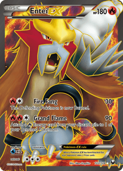 Entei-EX Dark Explorers card