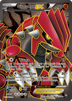 Groudon-EX Dark Explorers card