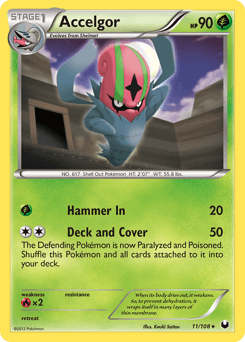 Accelgor Dark Explorers card