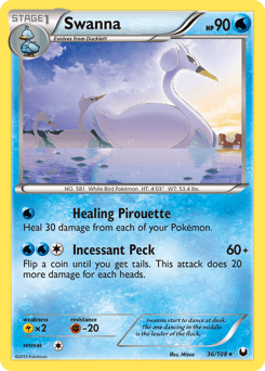 Swanna Dark Explorers card