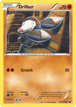 2012 Dark Explorers Drilbur #55