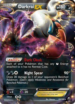 Darkrai-EX Dark Explorers card