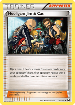 2012 Dark Explorers Hooligans Jim & Cas #95