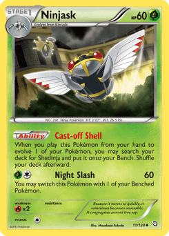 Ninjask Dragons Exalted card