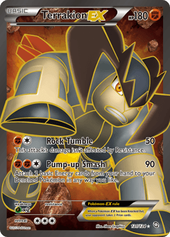 2012 Dragons Exalted Terrakion-EX #121