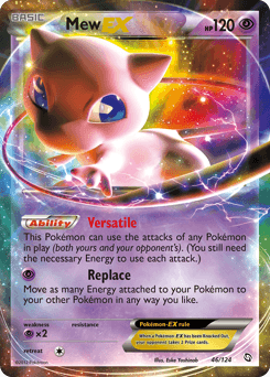 Mew ex Dragons Exalted card