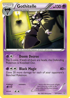 Gothitelle Dragons Exalted card