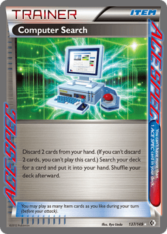 Computer Search Boundaries Crossed card