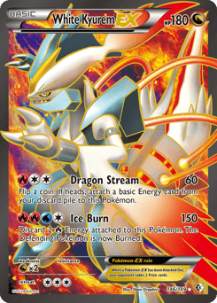 White Kyurem-EX Boundaries Crossed card