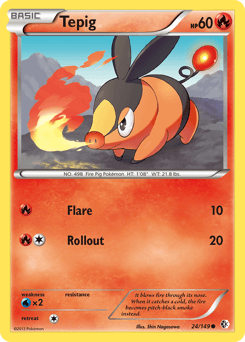 Tepig Boundaries Crossed card