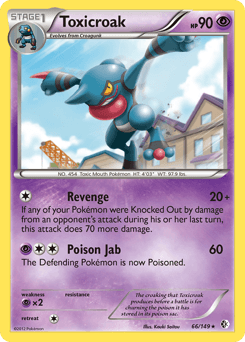 Toxicroak Boundaries Crossed card