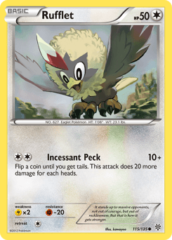 Rufflet Plasma Storm card