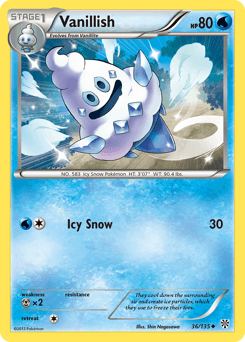 Vanillish Plasma Storm card